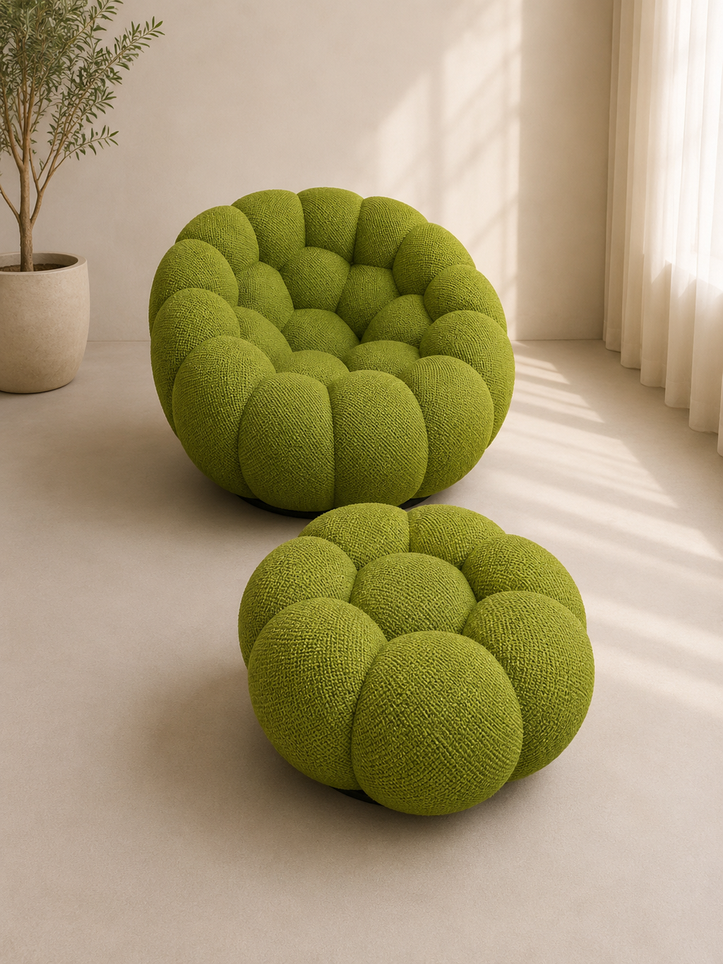 Fauteuil Bubble™ avec repose-pieds
