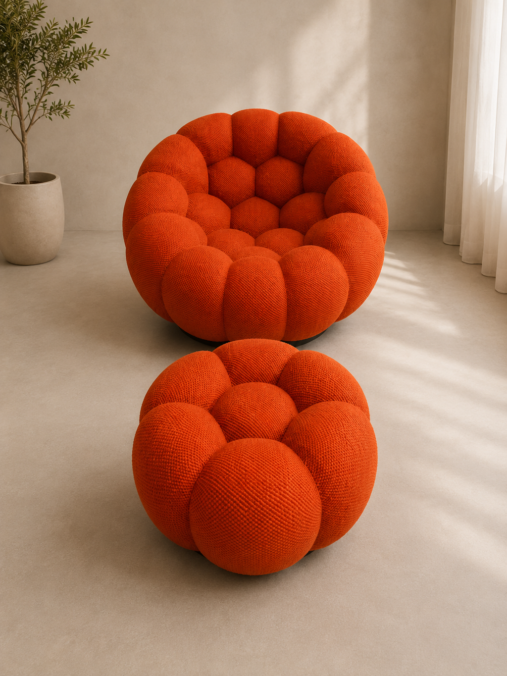 Fauteuil Bubble™ avec repose-pieds