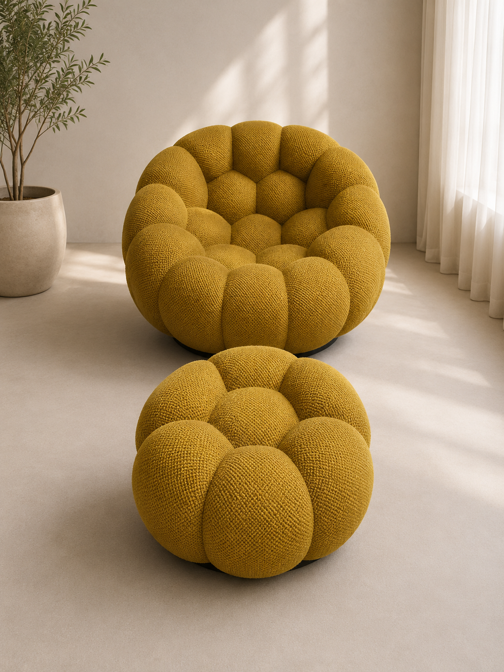 Fauteuil Bubble™ avec repose-pieds